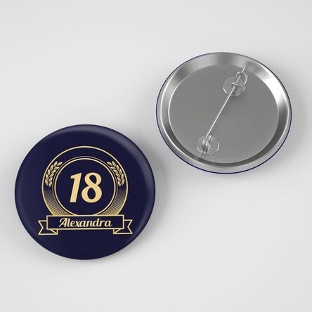 Insignă personalizată cu text - Aniversare