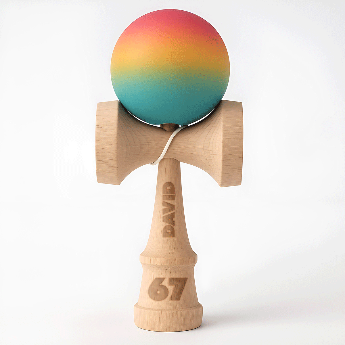 Személyre szabott kendama névvel - 67 Six Seven