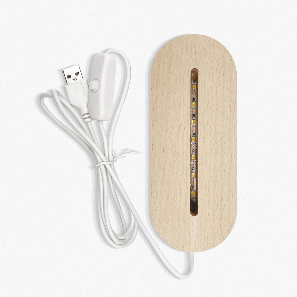 Lampă veghe LED inimă personalizată cu o poză