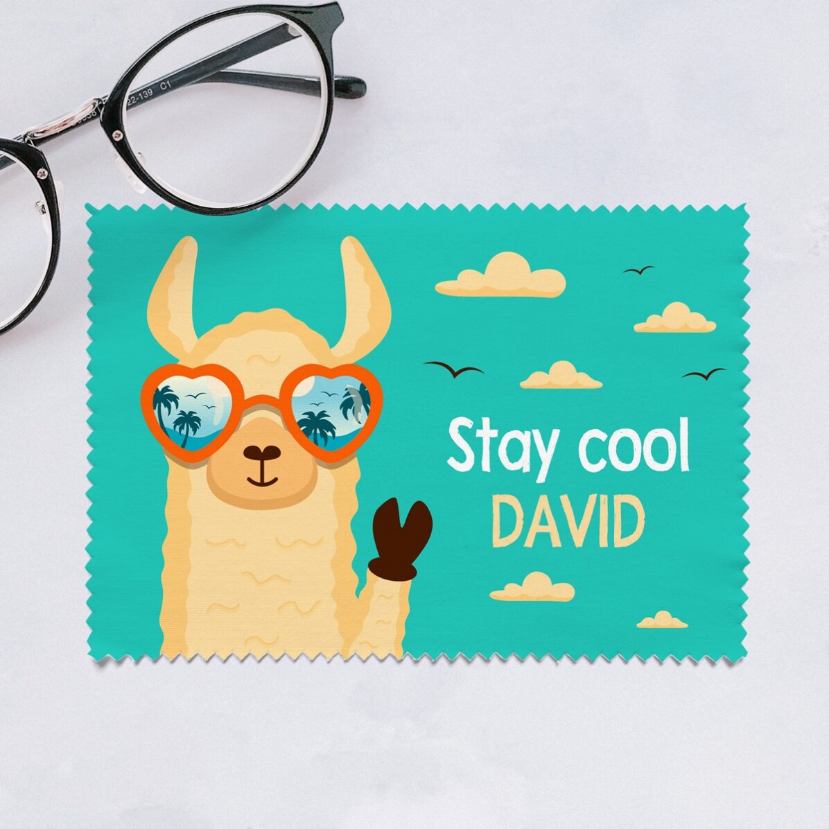 Lavetă personalizată pentru curățare ecrane/ ochelari - Cool