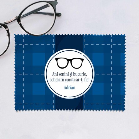 Lavetă personalizată pentru curățare ecrane/ochelari - Pensionat