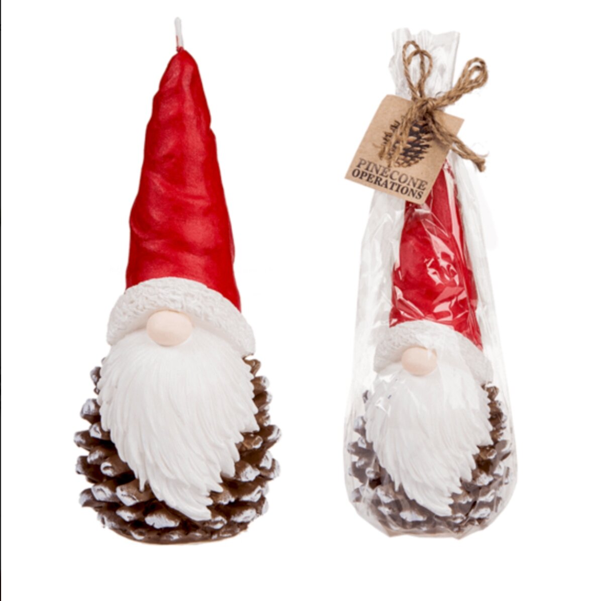 Figurină lumânare de Crăciun - Spiriduș