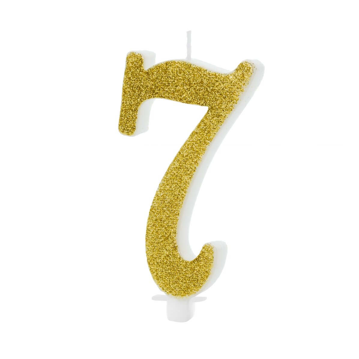 Lumânări pentru tort - Cifre aurii 10cm