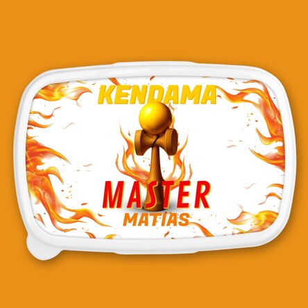 Lunch box, caserolă personalizat cu text - Kendama Master