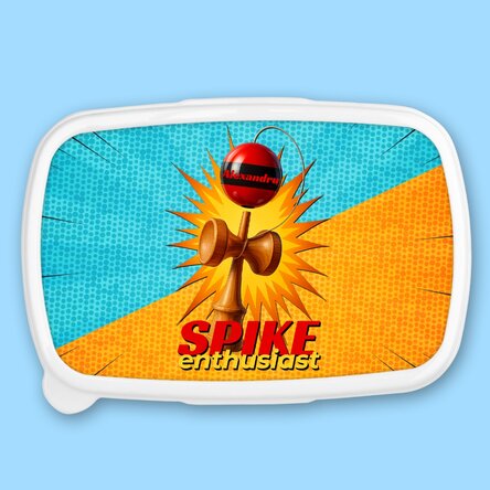 Lunch box, caserolă personalizat cu text - Spike Enthusiast