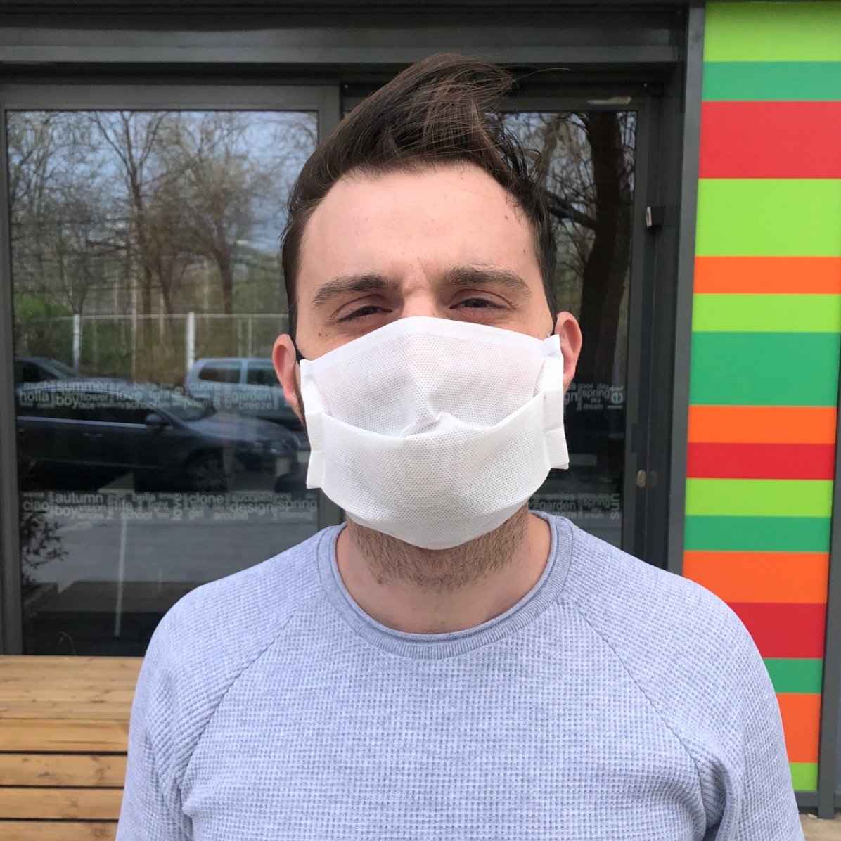 Mască din material nețesut din polipropilenă 80gr