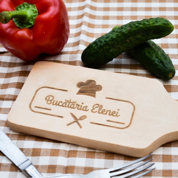 Mini tocător personalizat - Logo pentru bucătari