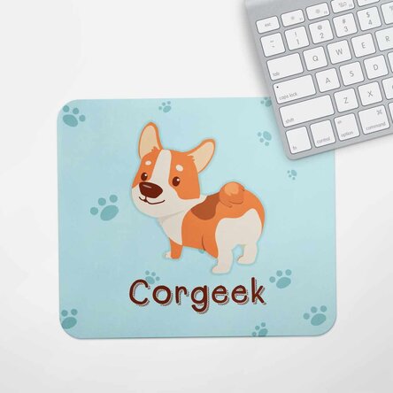 Mouse pad personalizat cu text -  Corgeek
