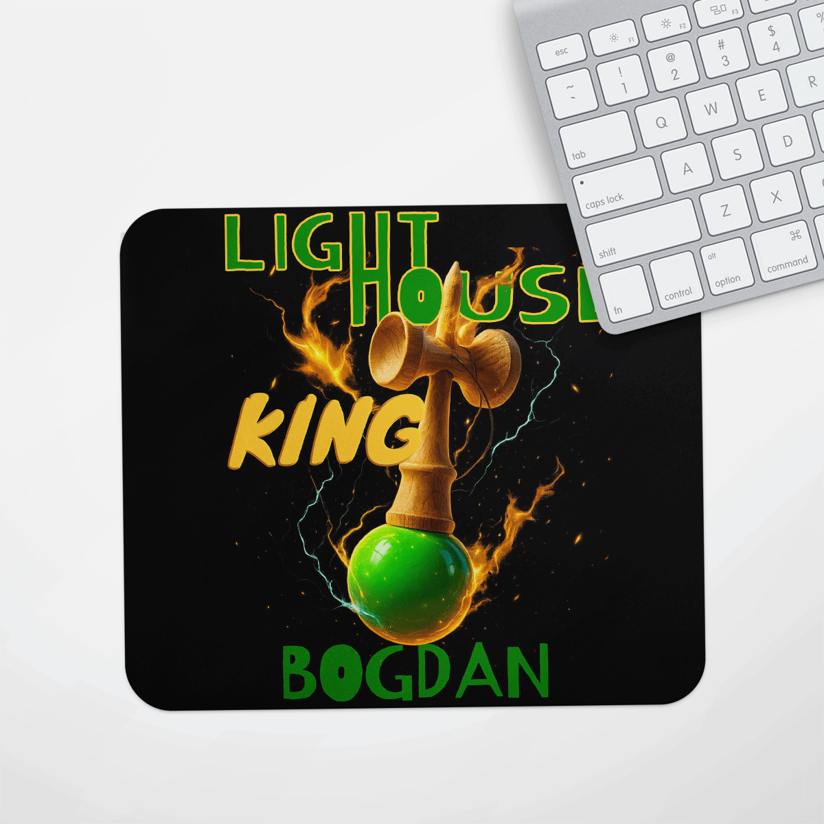 Mouse pad personalizat cu text - Lighthouse King