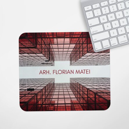 Mouse pad personalizat cu text - Perspective