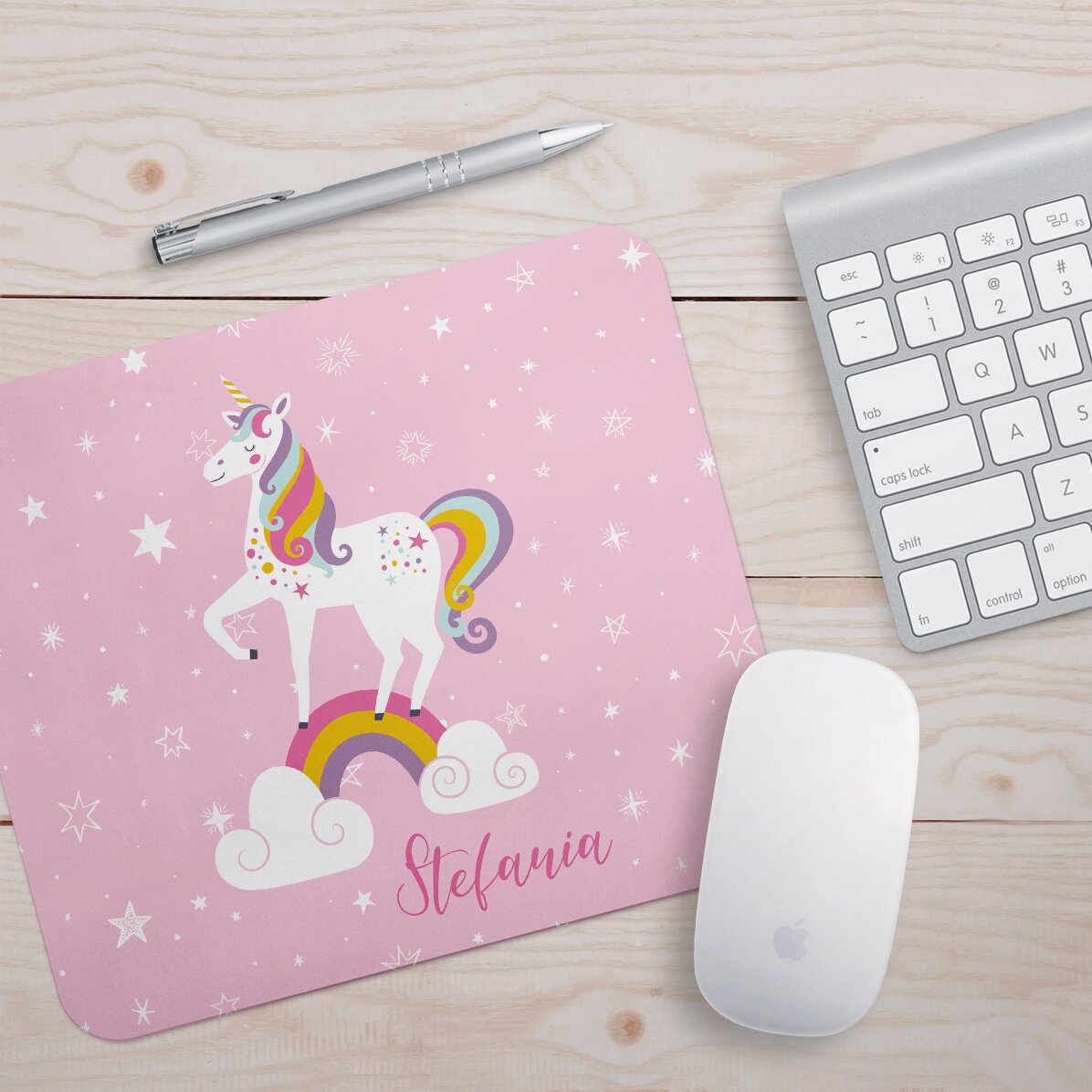 Mouse pad personalizat cu text - Unicorn
