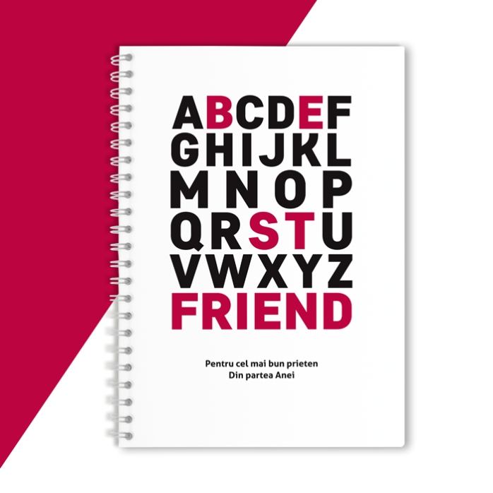 Notebook personalizat - Best Person