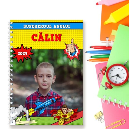 Személyre szabott jegyzetfüzet fotóval és szöveggel - Képregény