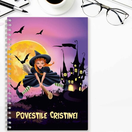Notebook personalizat cu text - Fantastic stories
