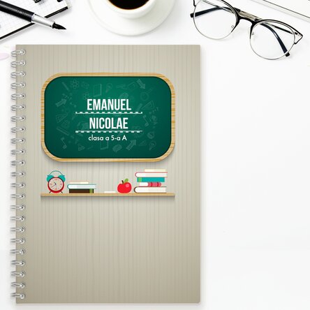 Notebook personalizat - Ediție de școală