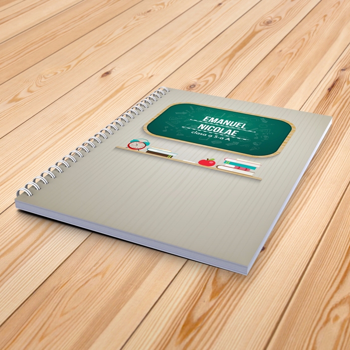 Notebook personalizat - Ediție de școală