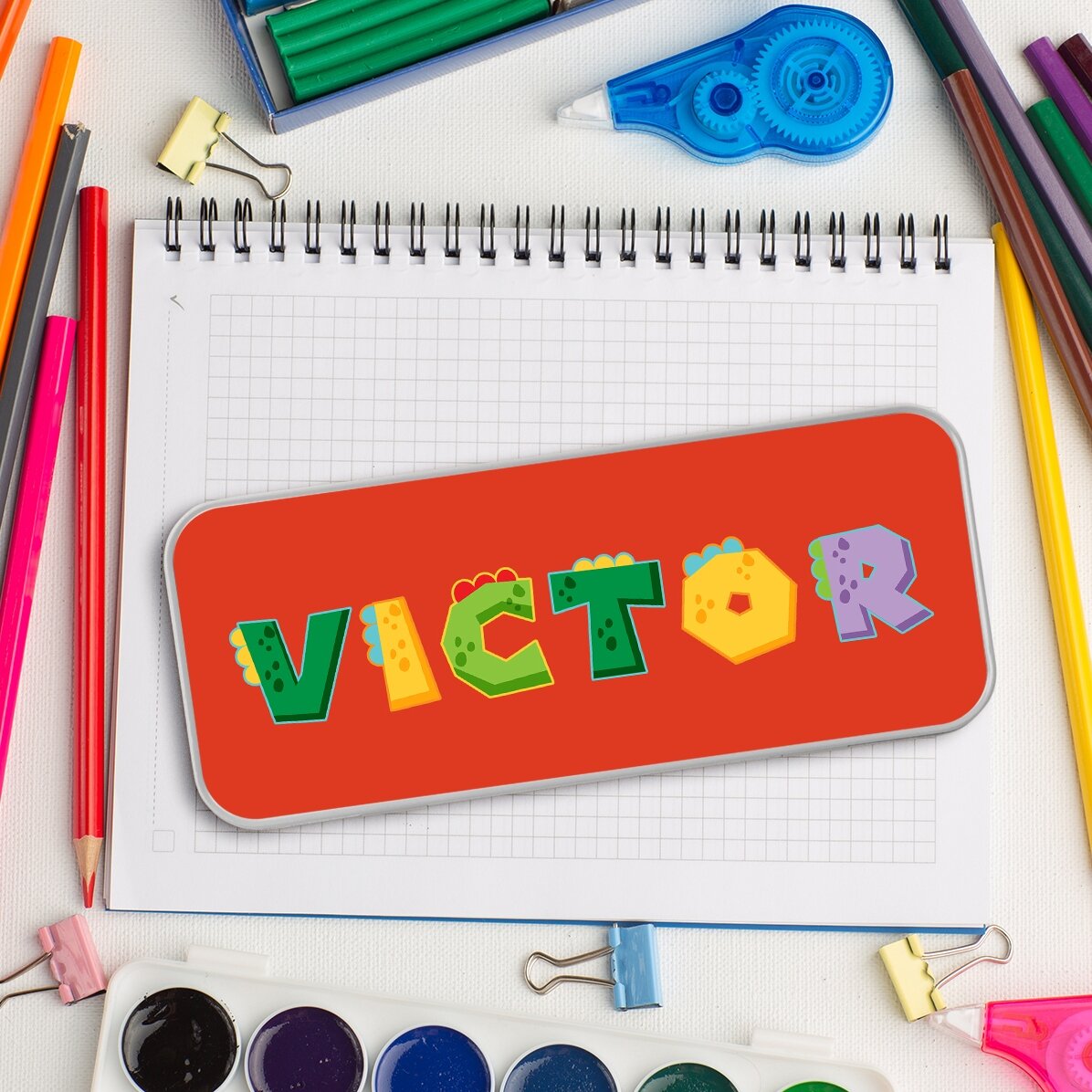 Penar personalizat cu nume - Dino