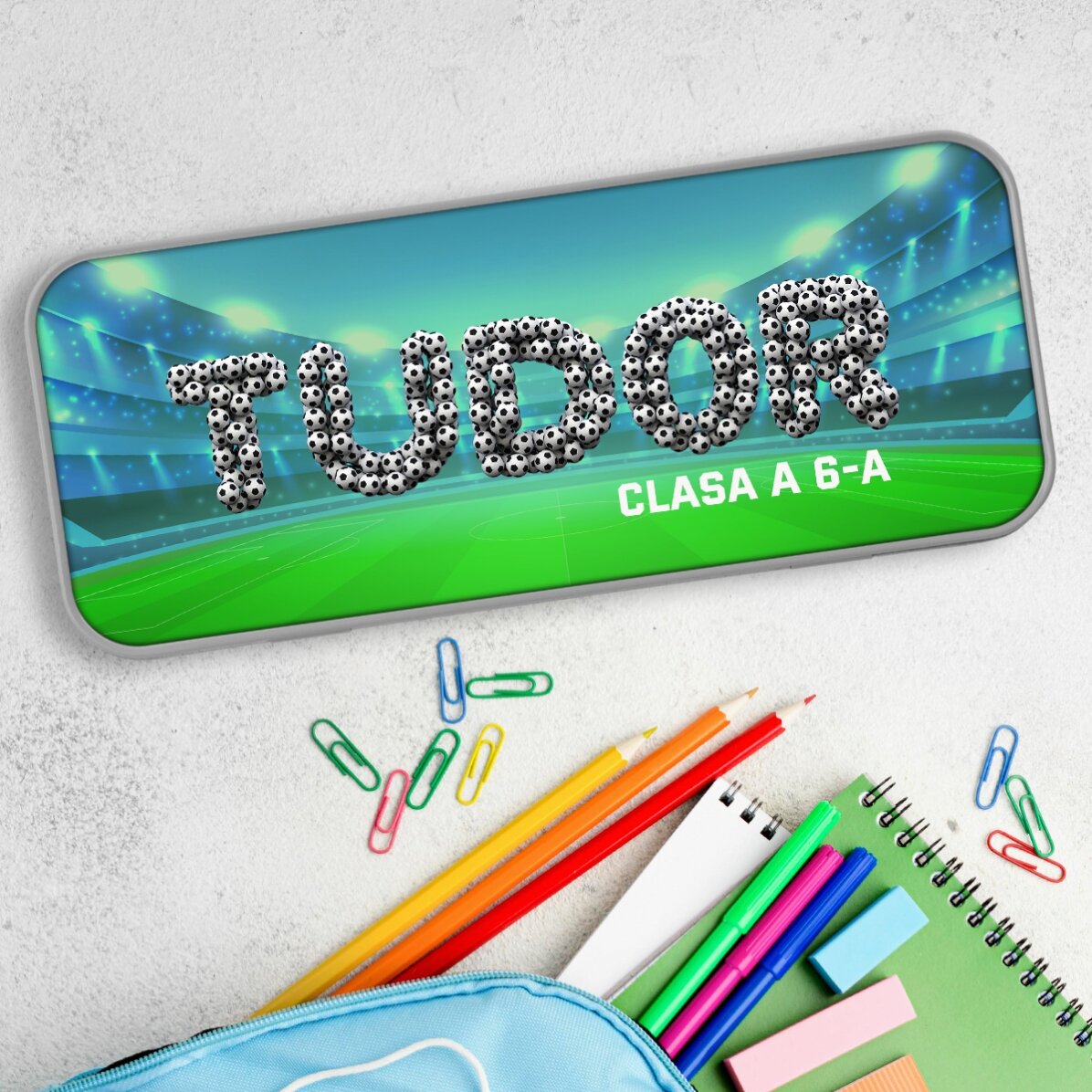 Penar personalizat cu nume - Fotbal