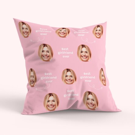 Pernă personalizată cu 10 poze față-verso - Girlfriend