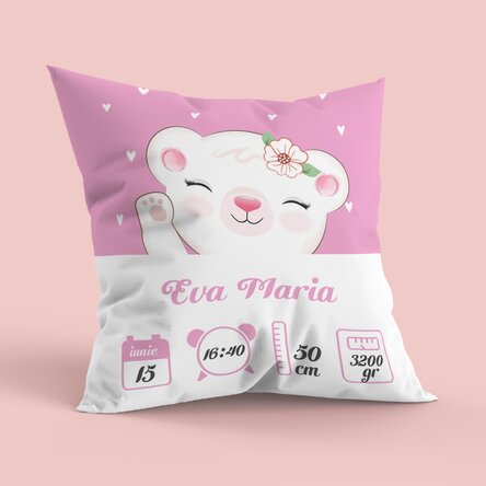 Pernă personalizată cu text, format mare - Baby