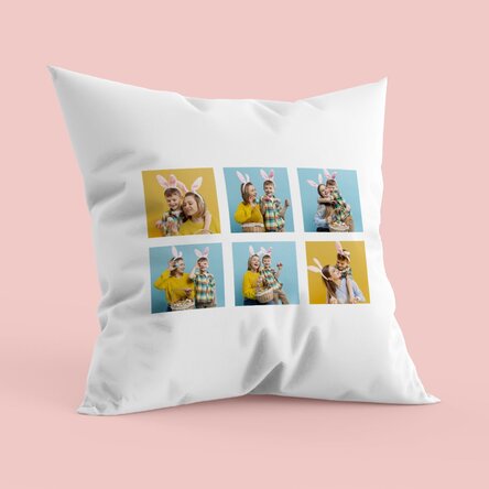 Pernă personalizată cu șase poze 