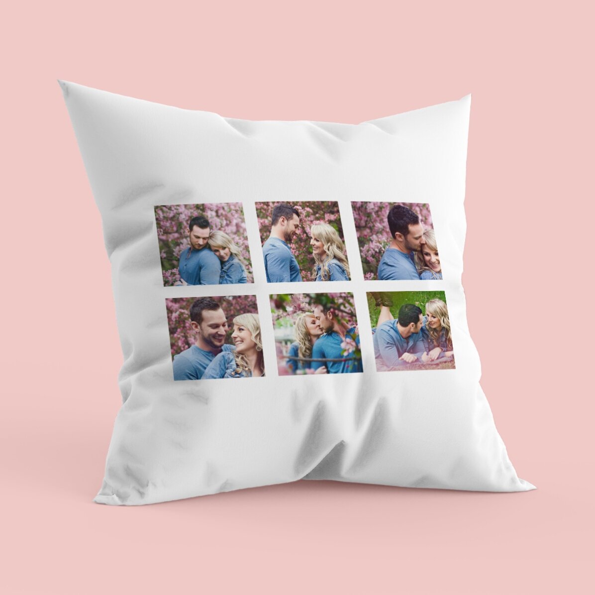 Pernă personalizată cu șase poze 