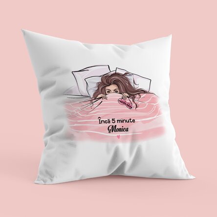 Pernă personalizată cu text - Sleeping beauty