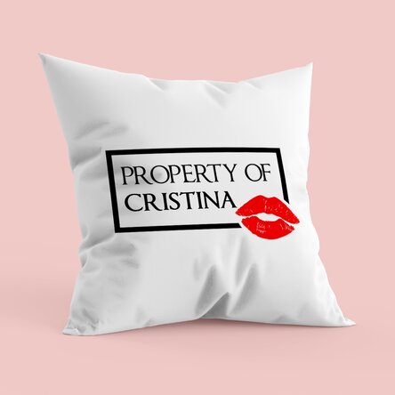 Pernă personalizată - Property Of