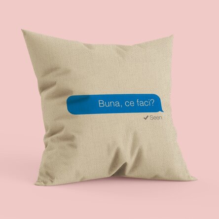 Pernă personalizată - Seen In