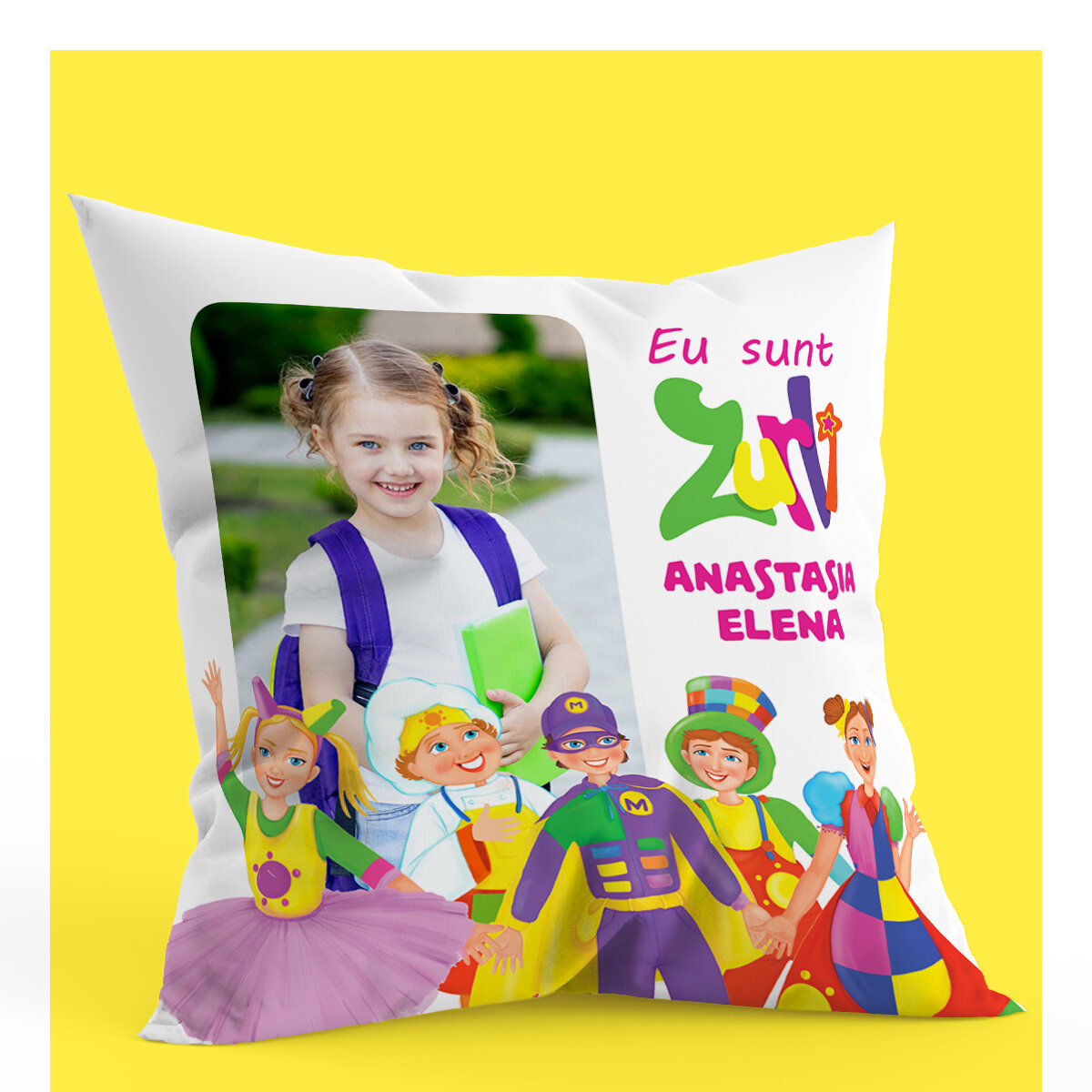 Gasca Zurli hivatalos engedélyével készült, személyre szabott párnák