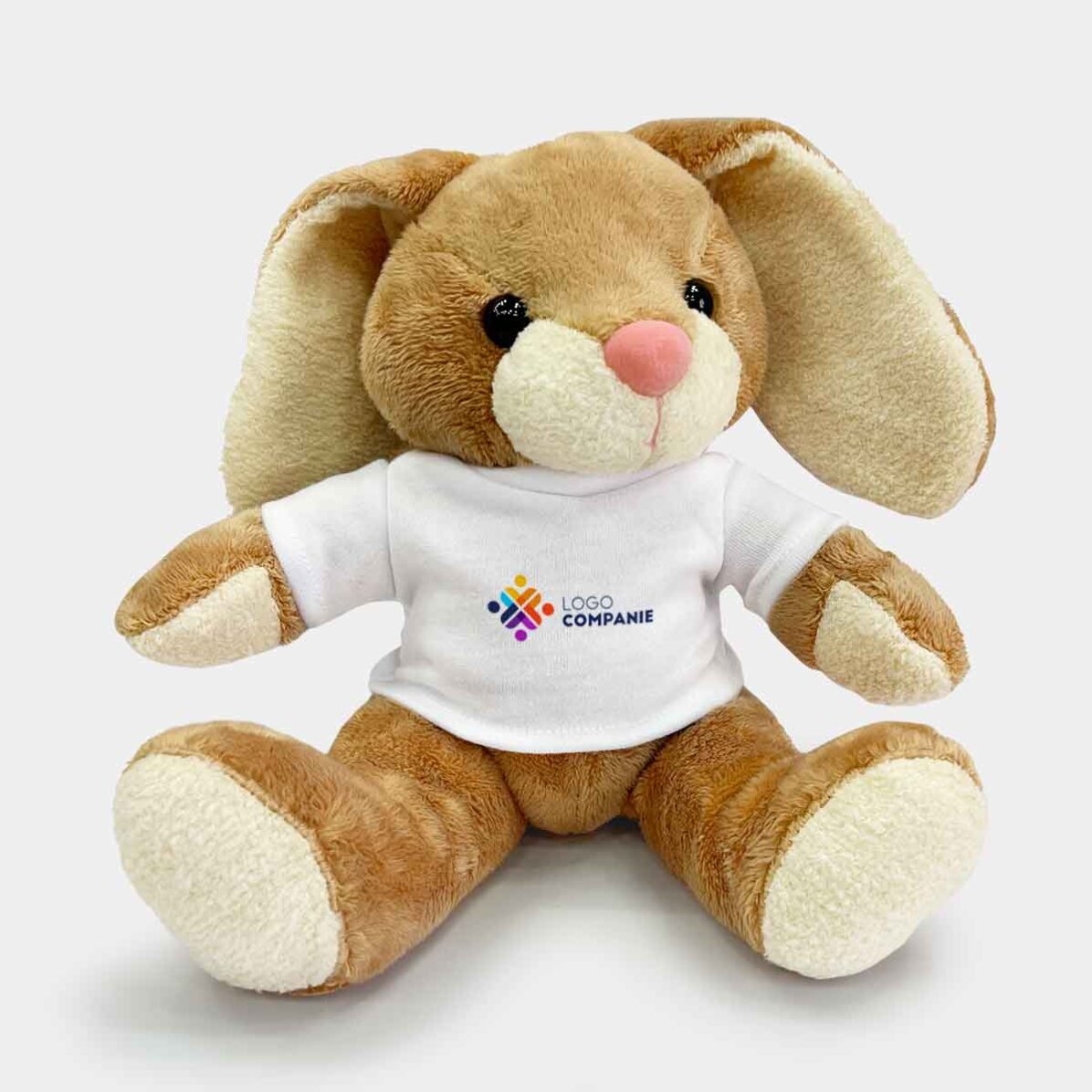 Pluș iepure personalizat cu logo