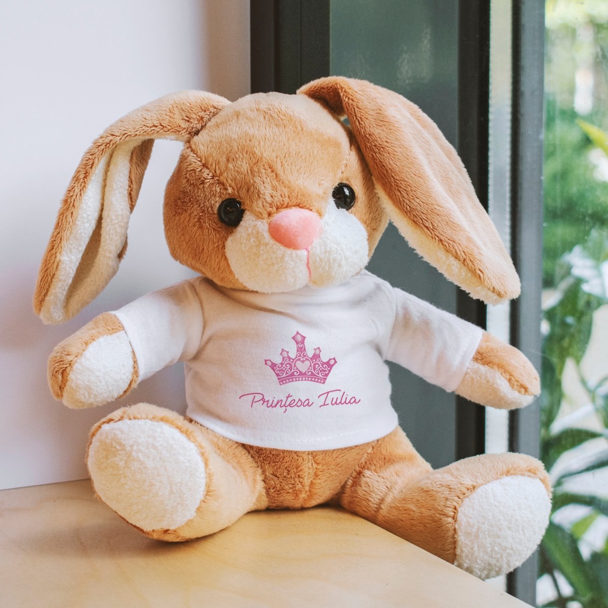 Pluș iepure personalizat - Prințesă