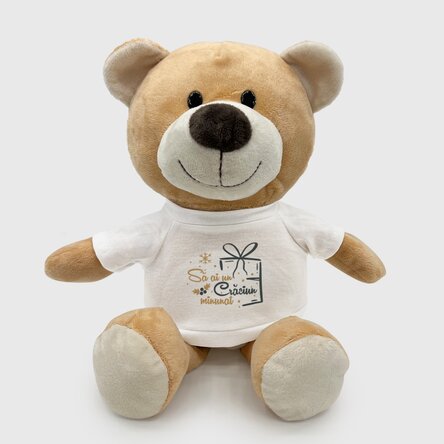 Pluș ursuleț personalizat cu text - Cadou