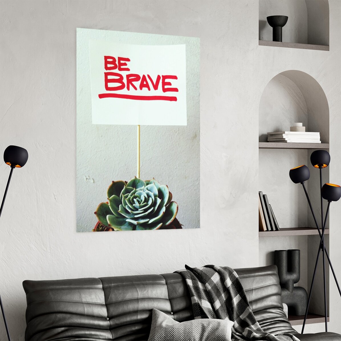 Poster Be brave