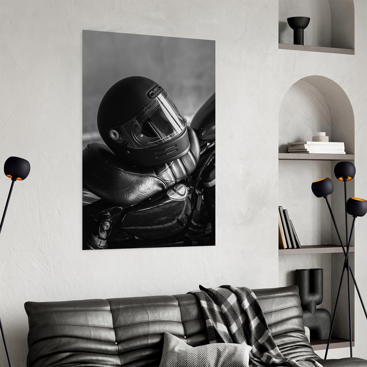 Poster Cască de motociclist