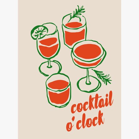 Poster Cocktail o
