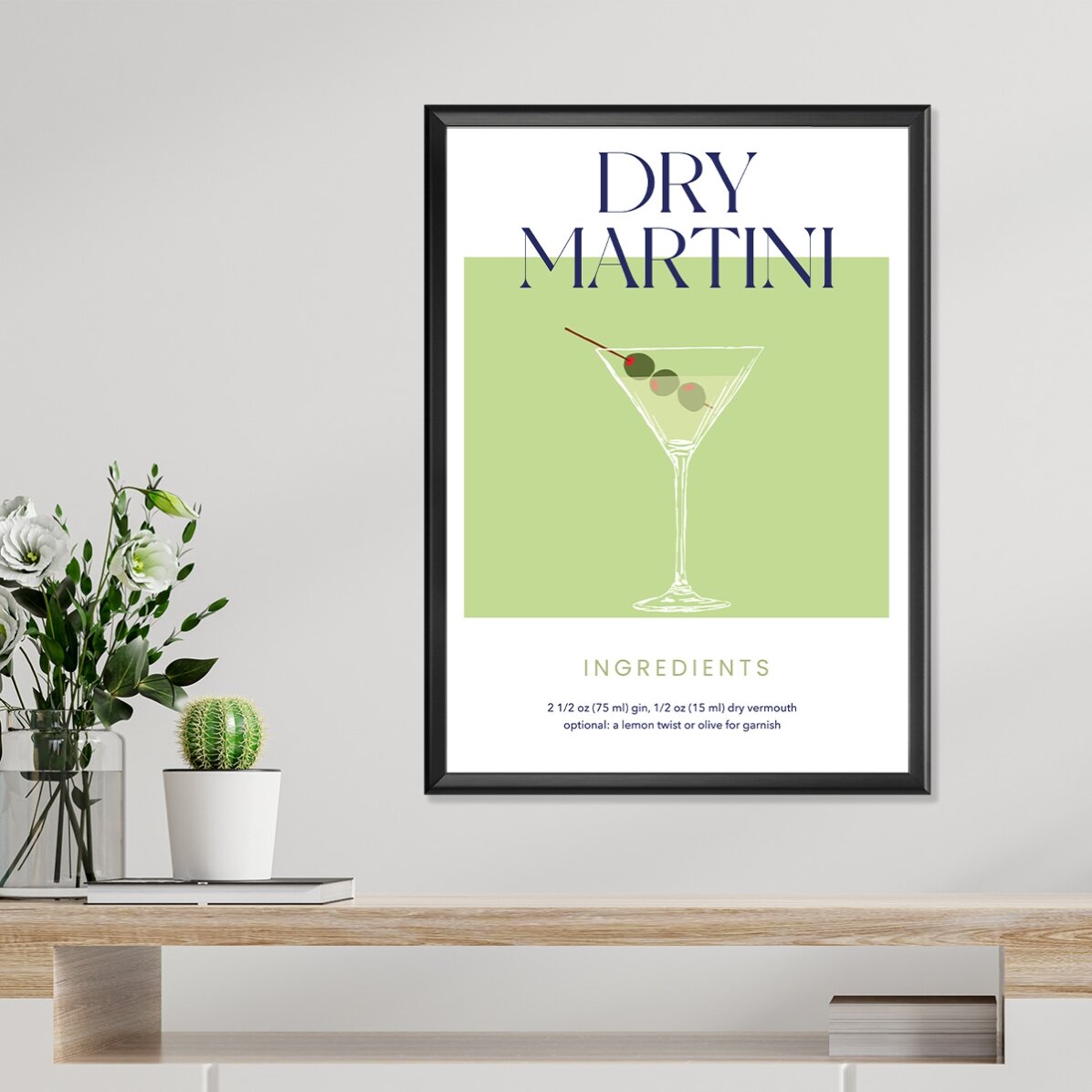 Poster Dry Martini