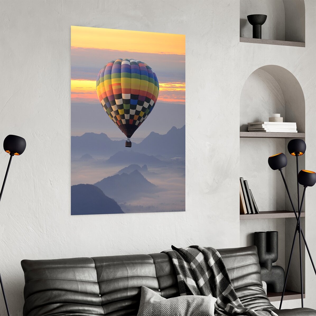 Poster Balon cu aer cald