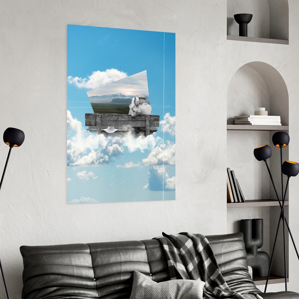 Poster Iubire printre nori