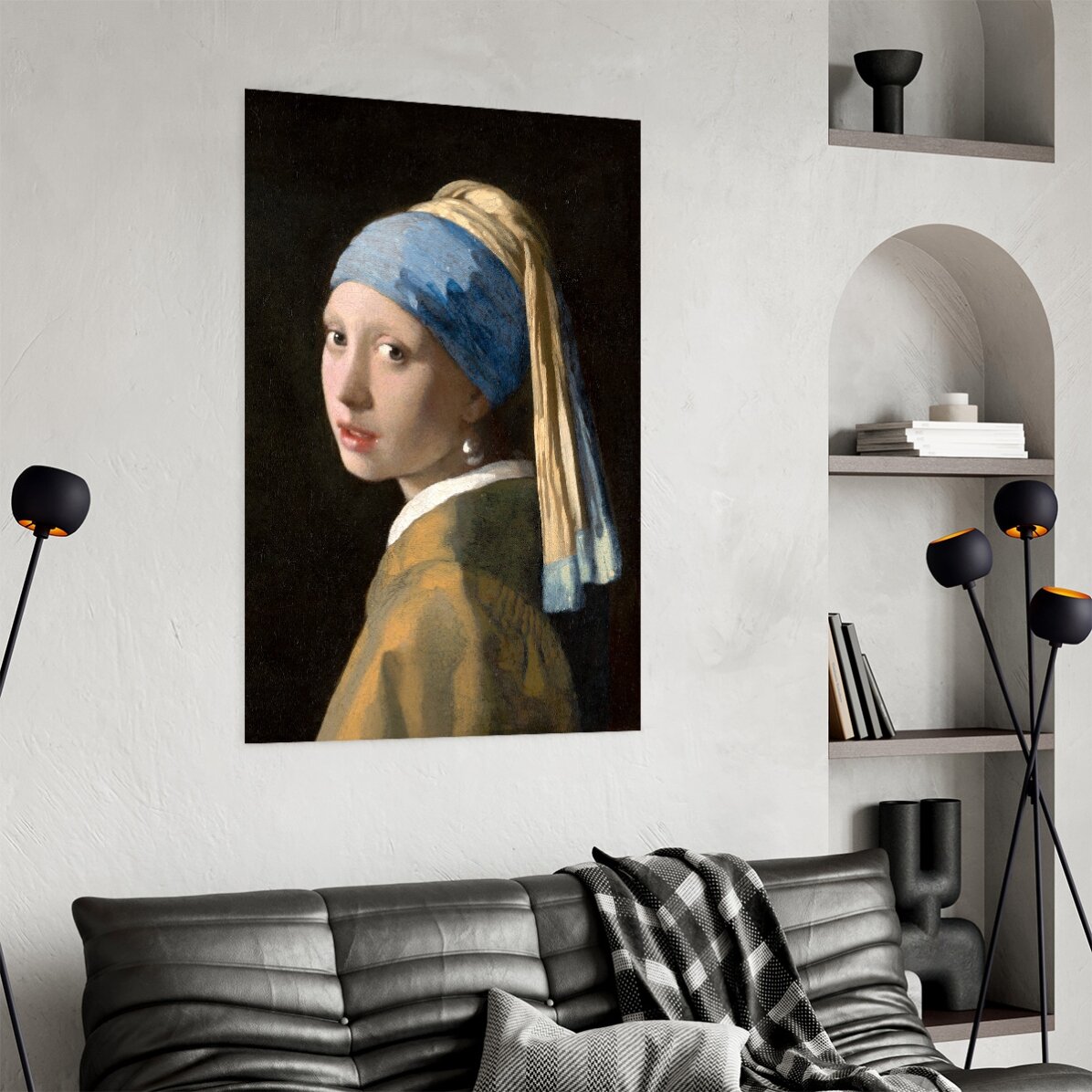 Poster Johannes Vermeer, Fata cu cercel de perlă 1665