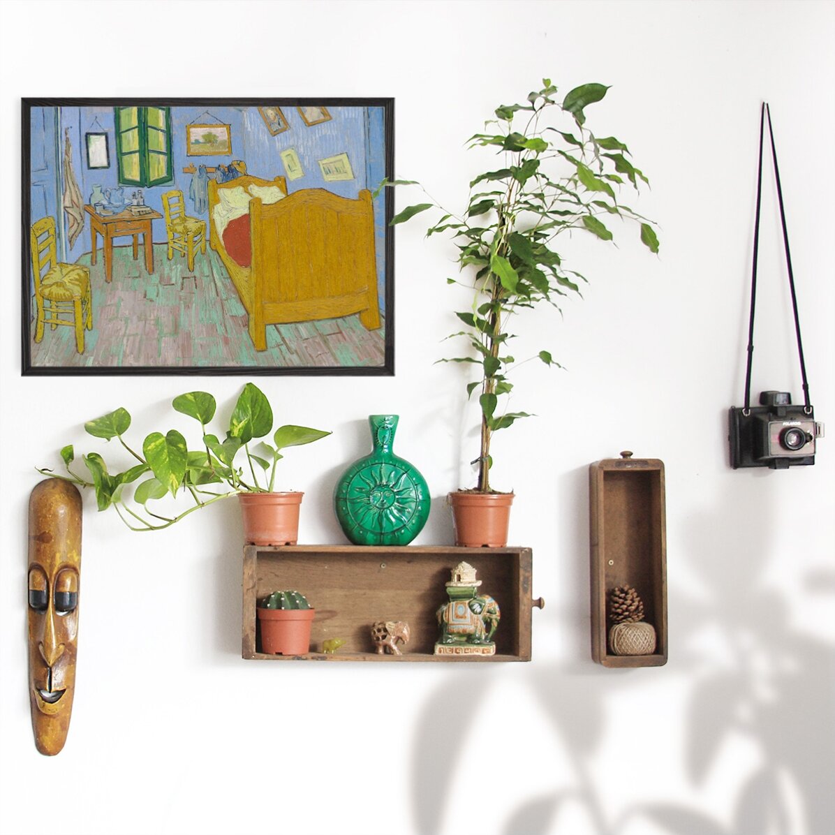 Poster landscape - Vincent van Gogh - Dormitorul, 1889