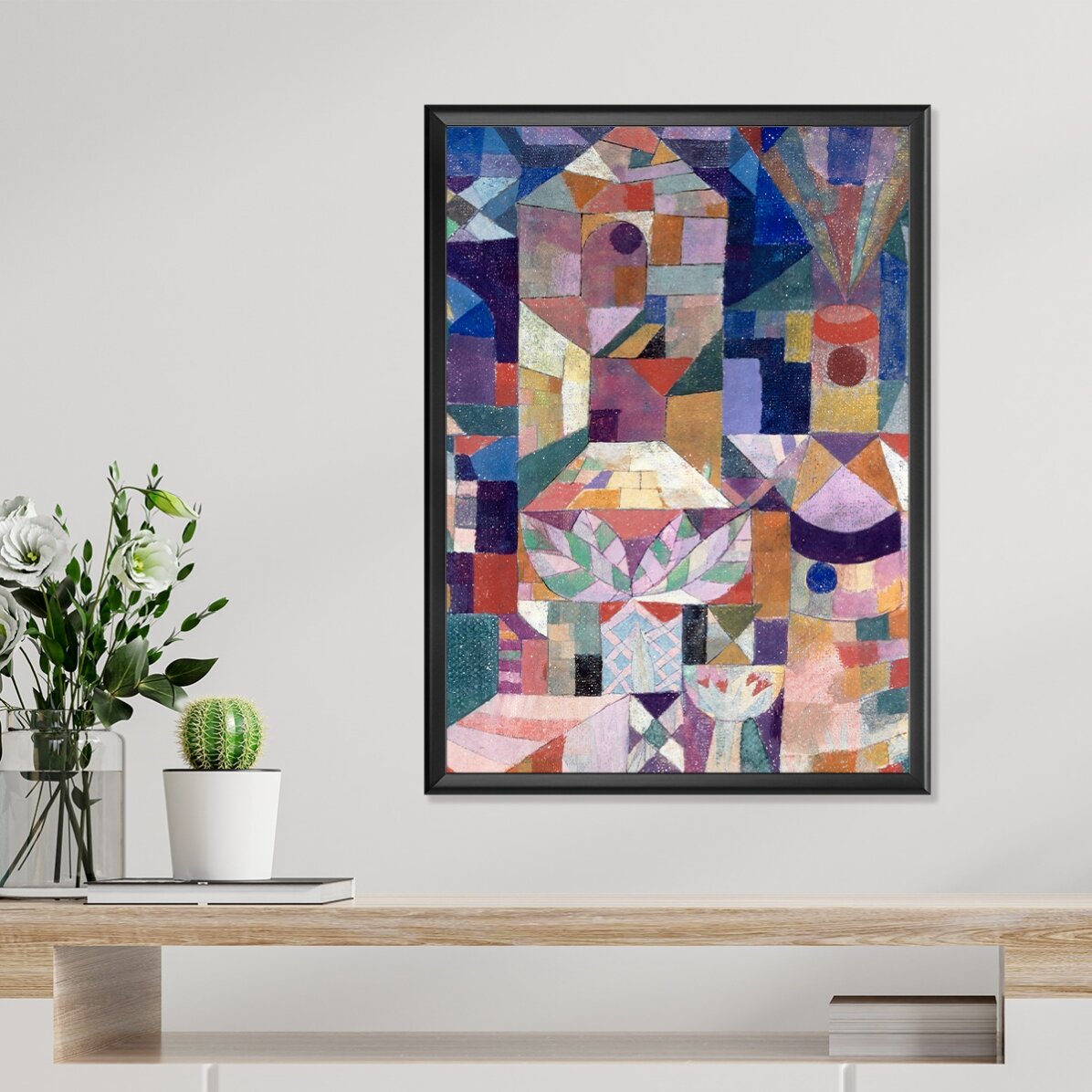 Poster Paul Klee, Burggarten 1919