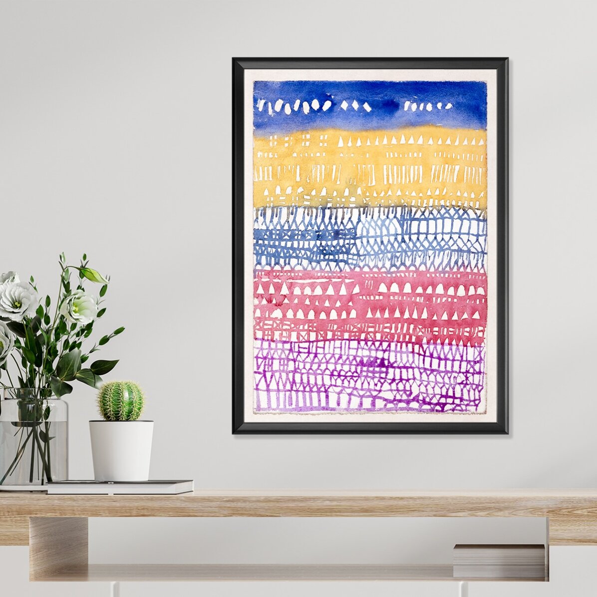 Poster Paul Klee, Old City 1928