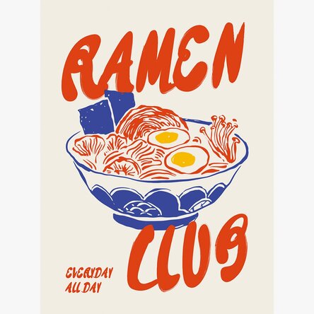 Poster Ramen Club