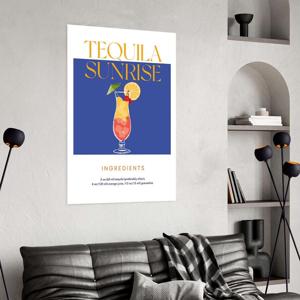 Poster Tequila Sunrise