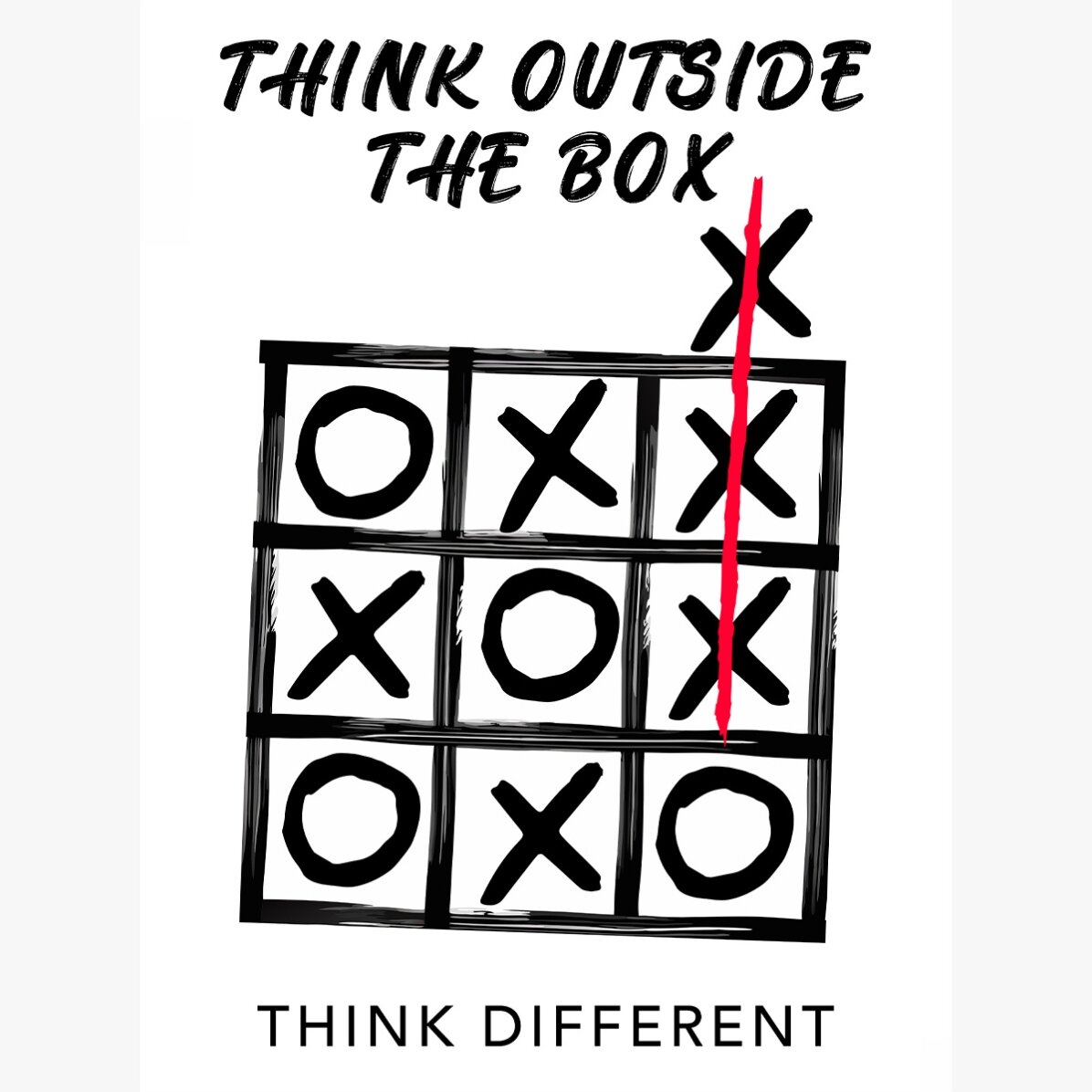 Poster Think outside the box