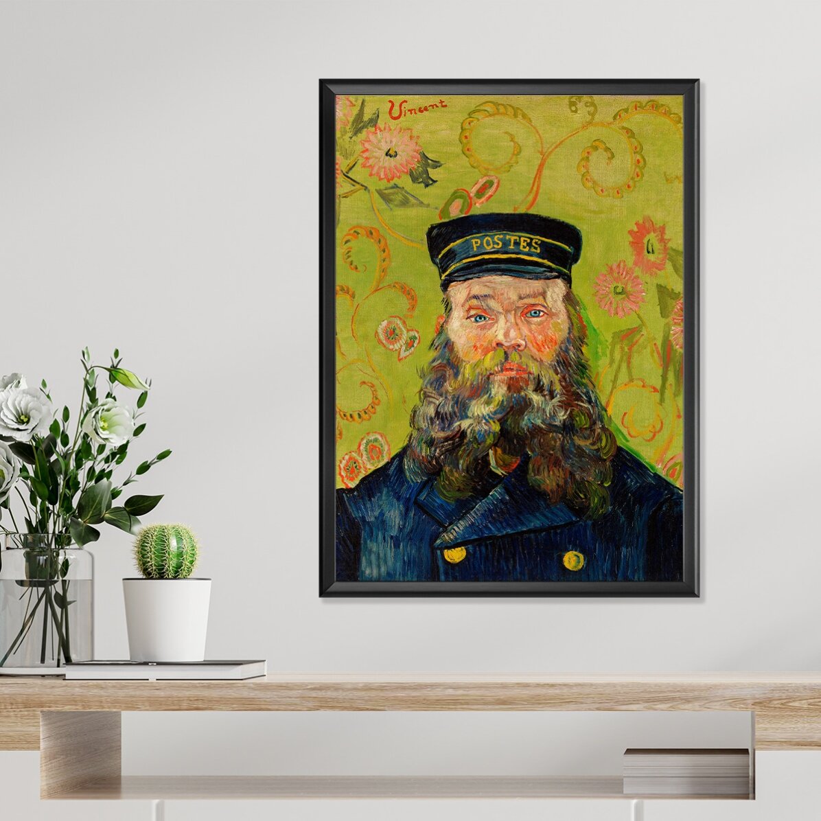 Poster Vincent van Gogh, Poștașul Joseph Roulin 1889