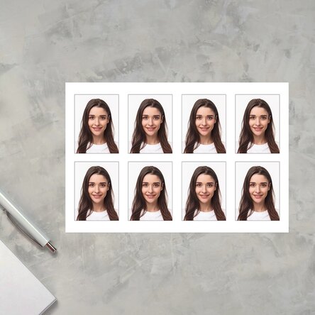 Dokumentumokhoz szükséges fényképek – személyi igazolvány/diploma típusú – 3 x 4 cm