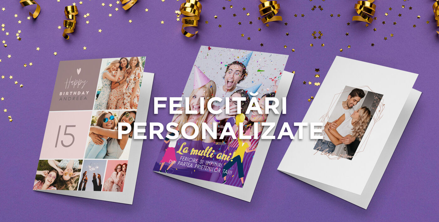 Személyre szabott üdvözlőkártyák és képeslapok