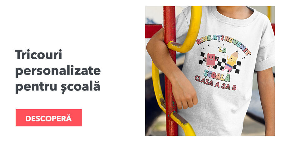 Személyre szabott iskolakezdési pólók